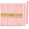 CraftySticks Colored Wood Craft Sticks 4.5 Inch, Red Orange Yellow Green Blue Purple White Black Pink Brown Popsicle Sticks